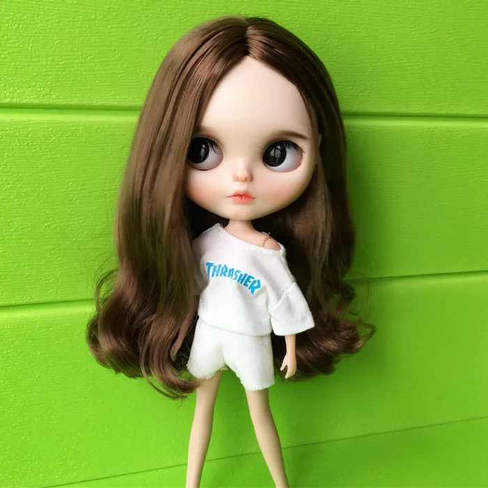 Kawayii короткая футболка костюм Blyth рубашка набор для Барби юбка Azone Momoko Кукла