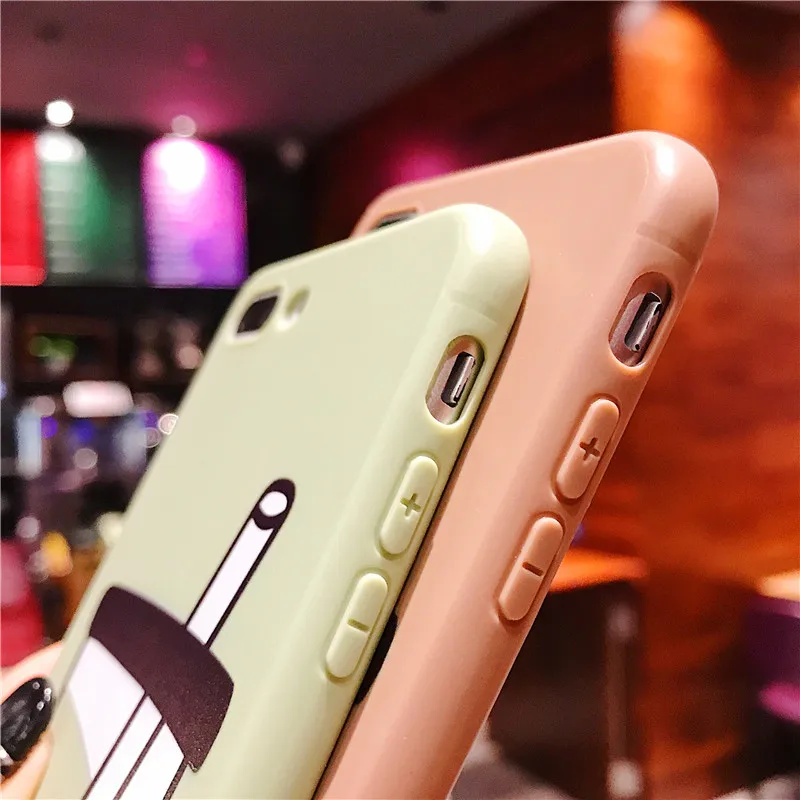 Забавные жемчужный молочный чай мягкий чехол для iphone xs max телефон в виде ракушки 8