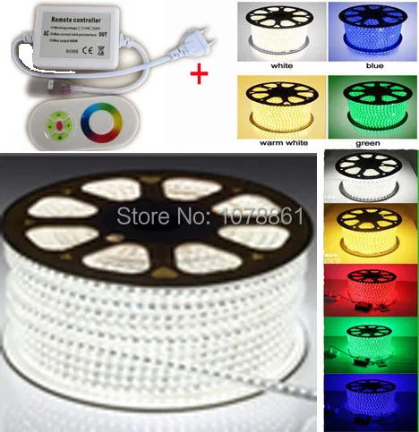 Новинка Светодиодная лента 220 В 5050 60 светодиодов/м 230 SMD 50 м гибкая светодиодная rgb