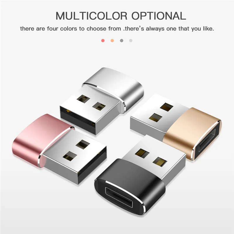Адаптер Robotsky Type C на USB 2 0 OTG Кабель адаптер для Samsung Galaxy S8 S9 Huawei p20 конвертер
