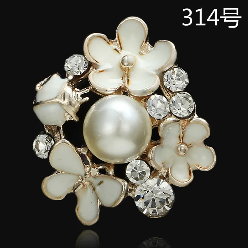 

50Pieces 21x24mm Gold White/Pink/Black Color Crystal Imitation Pearls Charms Pendant DIY Findings Jewelry Accessories