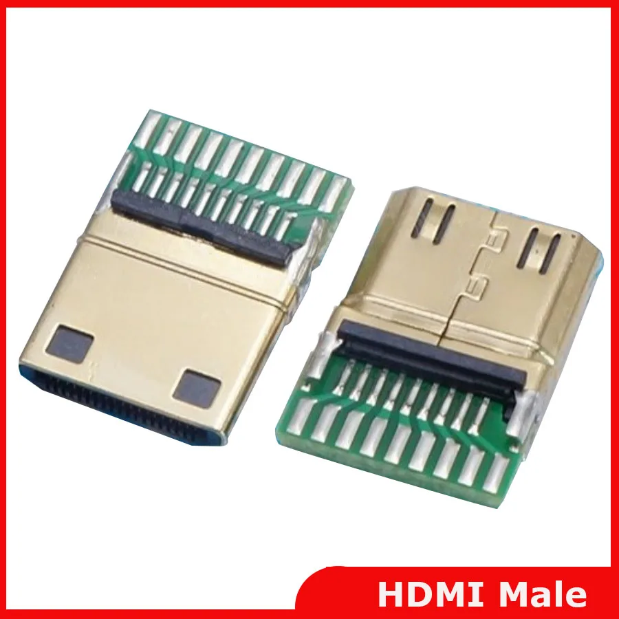 3 шт./лот Mini HDMI Male 19 контактный разъем типа C с печатной платой HD интерфейс передачи