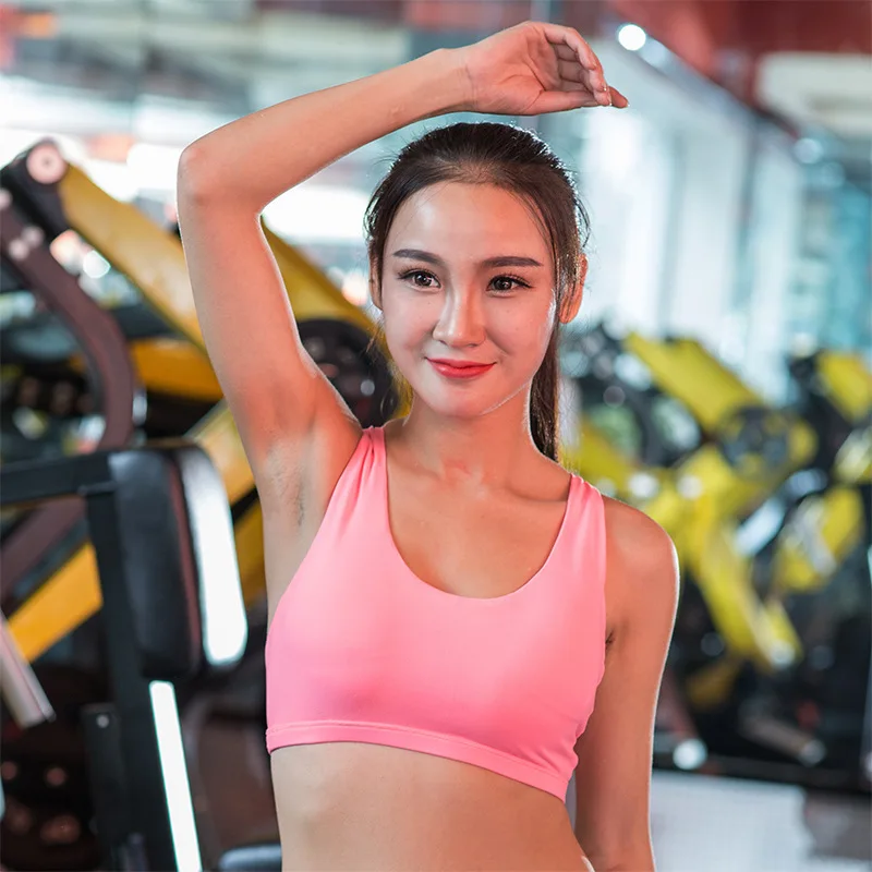 2018 Горячая назад сексуальный бюстгальтер йога Для женщин Мягкий Спортивный