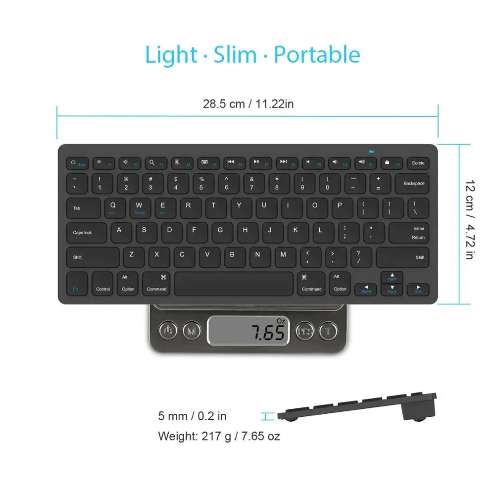 Ультра-тонкая Bluetooth 3,0 Беспроводная клавиатура Teclado клавиатура для Apple iPad iOS Android Windows Система другое Bluetooth