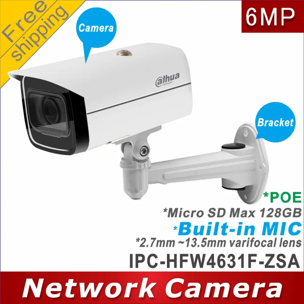 Бесплатная доставка Dahua IPC HFW4631F ZSA Замена HFW2531T ZS Встроенный микрофон слот памяти 6MP
