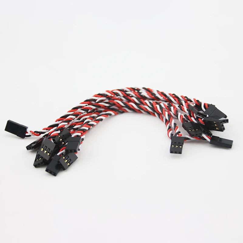 OliYin 10PCS 26# 26AWG 30 Cores Flight Control Connection Cable Male to Servo JR Futaba Twisted 10cm 15cm | Игрушки и хобби