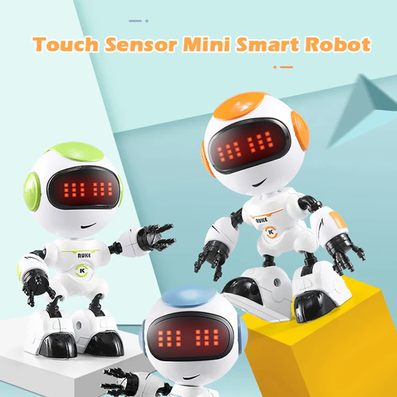 Робот JJRC R8 со светодиодными глазами и сенсорным управлением|Игровые фигурки