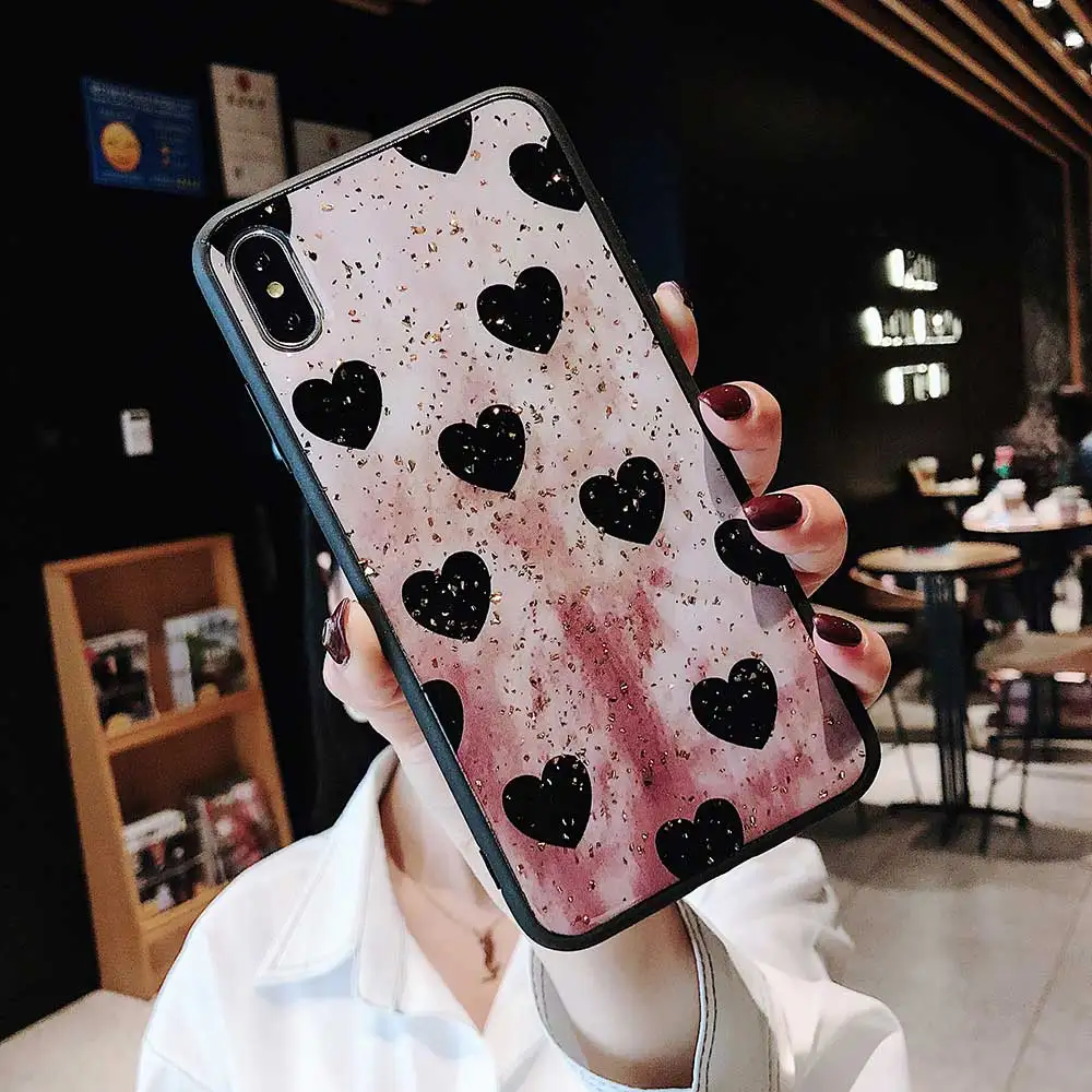 Милый чехол для телефона Boucho Piano iphone XS MAX XR X 6 6s 7 8 Plus Ретро Чехол с сердечками
