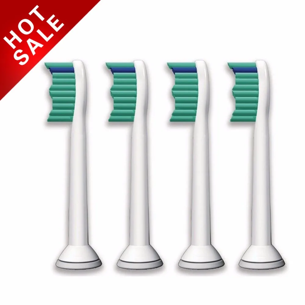 4 шт./лот, сменные насадки для зубной щетки для Philips Sonicare proresyota HX6100/HX6150/HX6411/HX6431/HX6500/HX6511