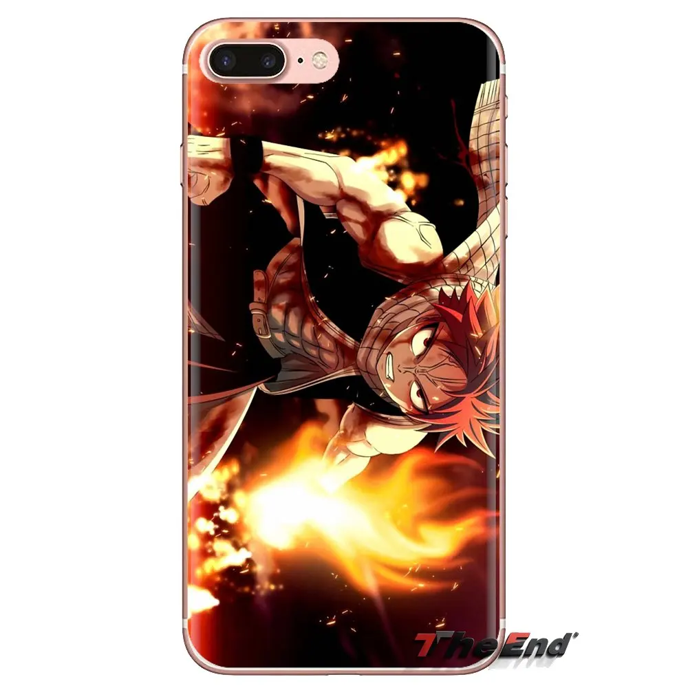 Мягкие прозрачные чехлы для Xiaomi Redmi 4A S2 Note 3 3S 4 4X 5 Plus 6 7 6A Pro Pocophone F1 fairytail anime Japanese Famous