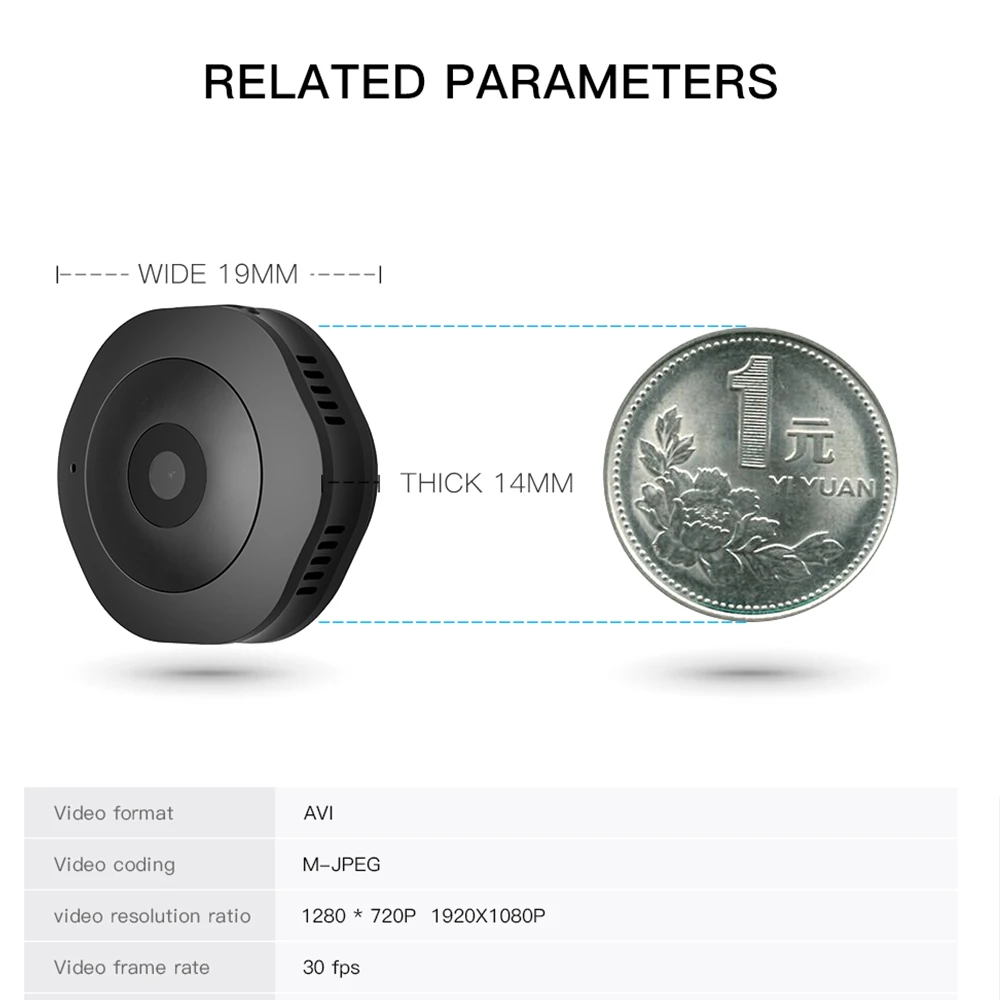 H6 Спорт на открытом воздухе DV Mini 1080P микро портативная Магнитная камера носить