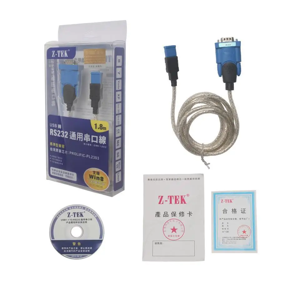 Z TEK USB1.1 для RS232 преобразование разъем подходят работы с Honda HDS его диагностический