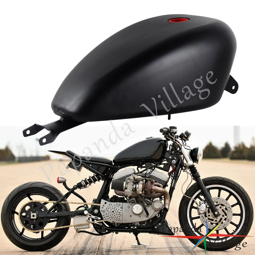 Винтажный топливный бак мотоцикла коробка для эфирных масел для Harley Sportster custom Iron XL883 XL1200 2004-2006 Кафе Racer 3,3 GAL EFI XL топливный бак