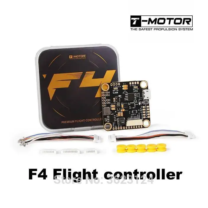 Летный контроллер T MOTOR Tmotor F4 и F55A PRO II 6S 4 в 1 BLHELI_32 ESC Stack для FPV гоночного дрона