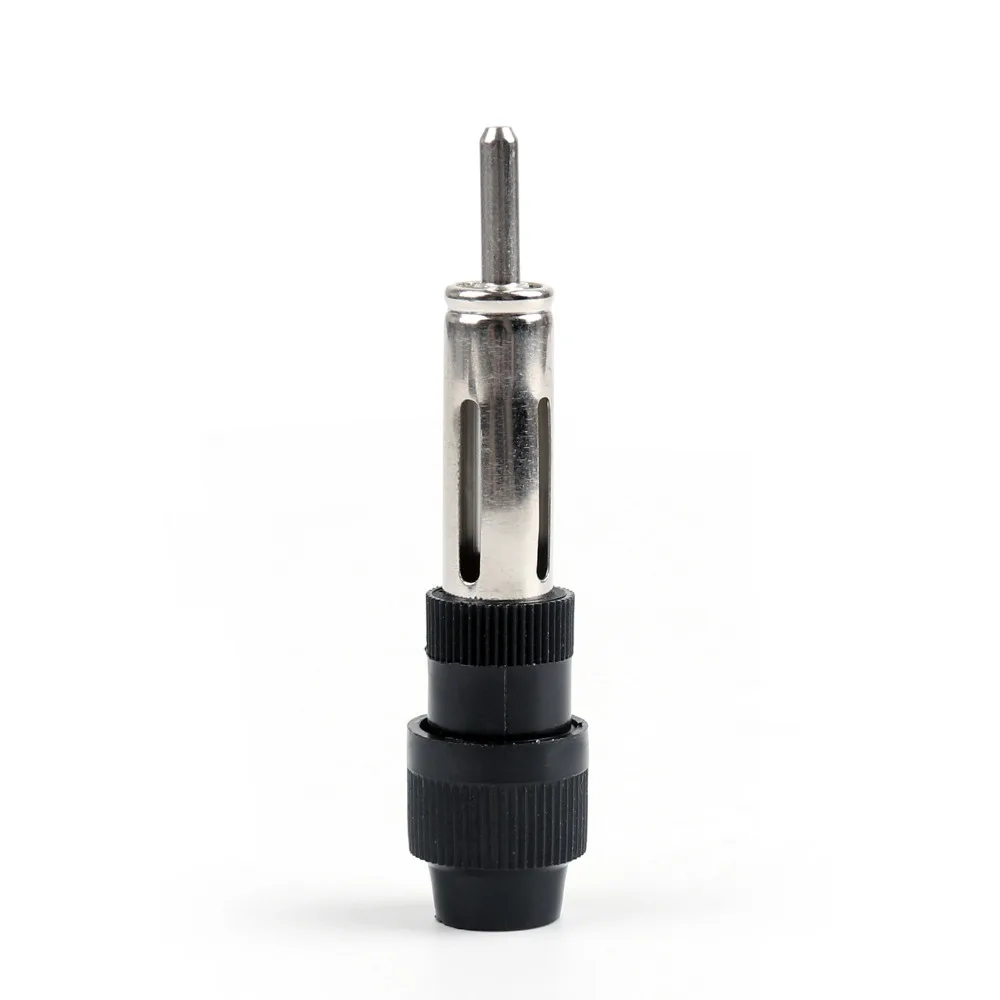 Areyourshop Sale 2Pcs Car Radio/Stereo Din Male Aerial Antenna Repair Connector Plug Bare Adapter