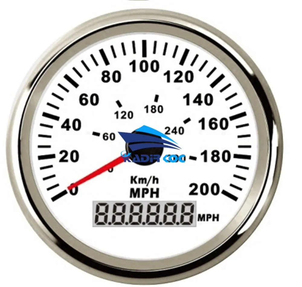 Упаковка из 1 высококачественной 85 мм 0 200MPH спидометры GPS 300 км/ч указатель Тип
