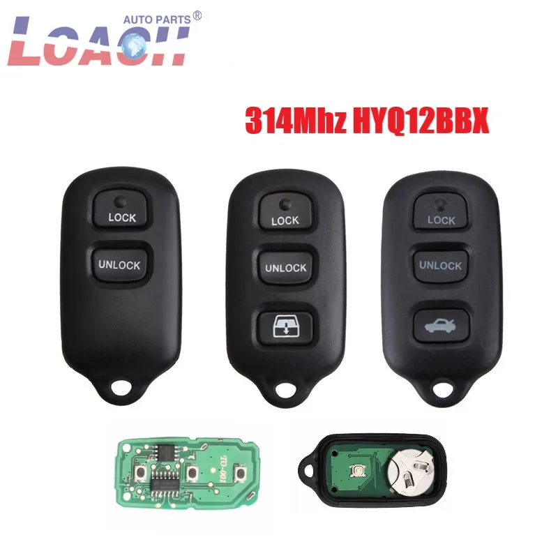 2/3 Buttons Remote Car key For Toyota Sequoia 2001 2002 2003 2004 2005 2006 2007 2008 For Toyota HYQ12BAN HYQ12BBX  Original key
