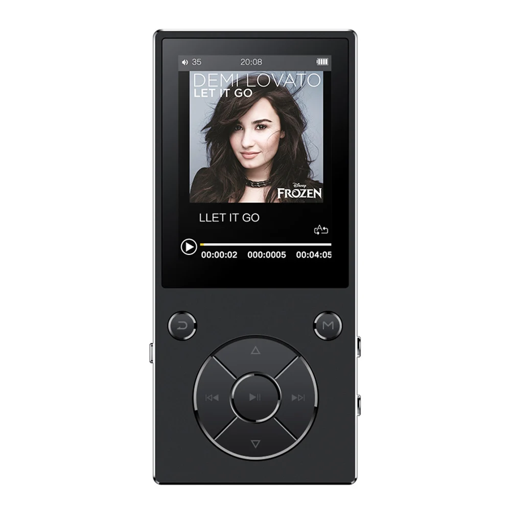 Черный Горячая Bluetooth 4,0 MP3 музыкальный плеер с 2,4 дюймовым цветным экраном сенсорной клавишей, fm-радио, рекордер, поддержка sd-карты до 128 ГБ - Цвет: Черный
