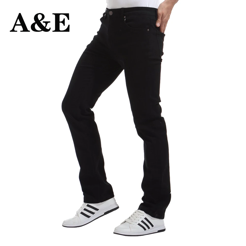 Alice & Elmer Мужская мода Slim Fit прямые джинсы летние штаны для повседневной носки