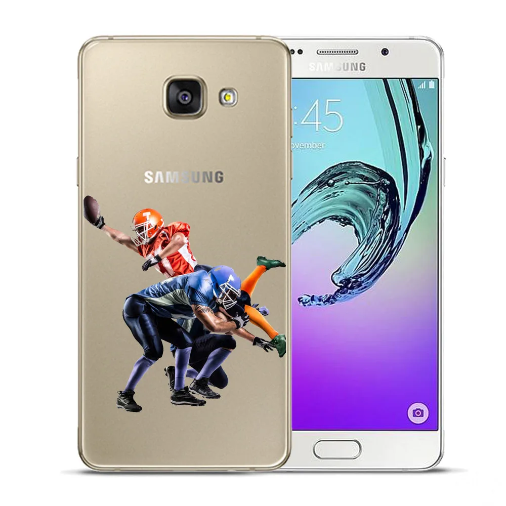 Мягкий чехол из ТПУ для Samsung Galaxy A3 A5 A7 2015 2016 2017 A8 Plus 2018 с принтом в виде звезд
