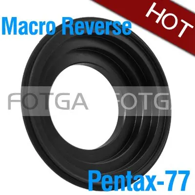 Оптом Fotga 77 мм Макро Обратный адаптер кольцо для Pentax K110d K M KM K10D K20D K200D K100D корпус