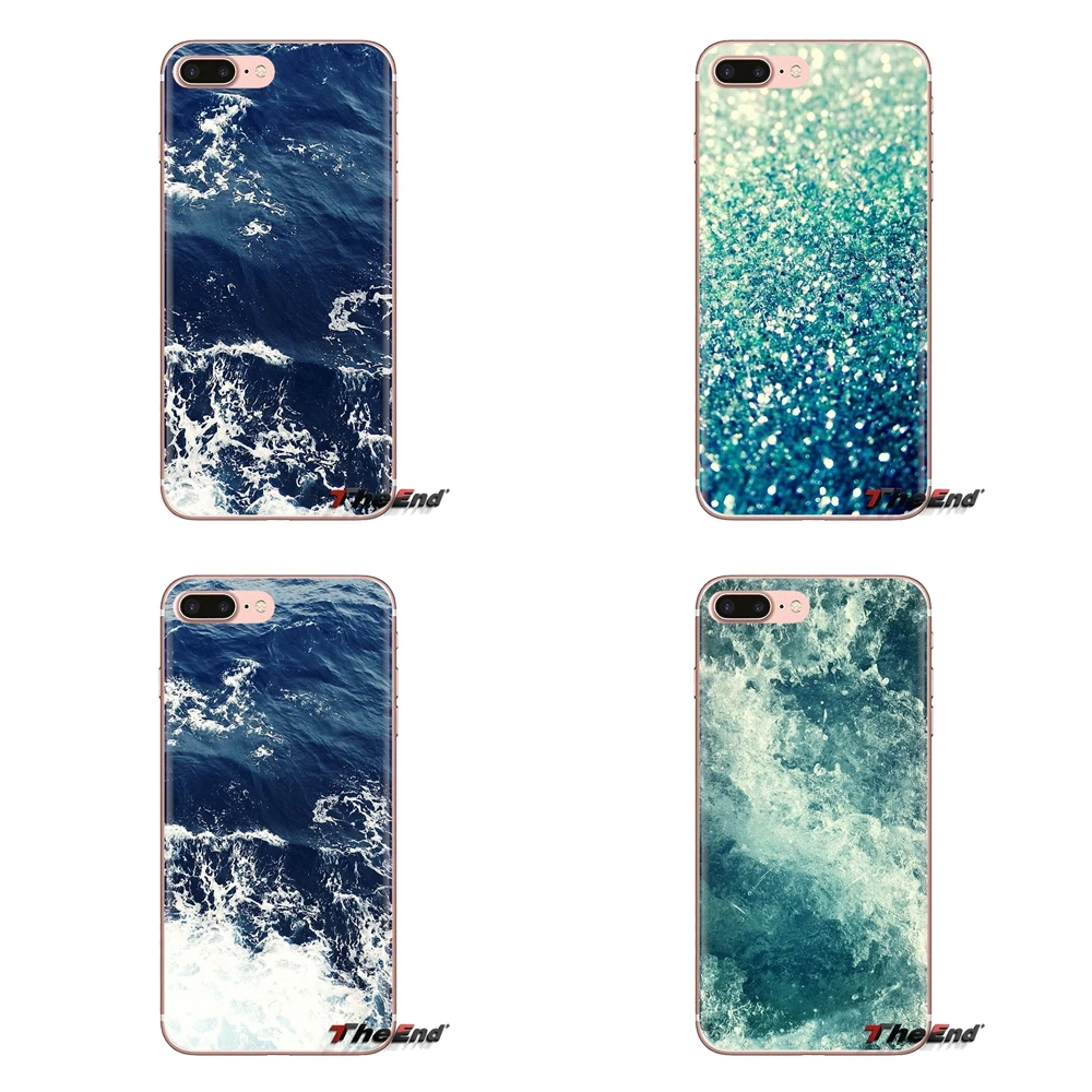 TPU Transparent Cases Beer blue ocean Sea water For Xiaomi Mi3 Samsung A10 A30 A40 A50 A60 A70 Galaxy S2 Note 2 Grand Core Prime |