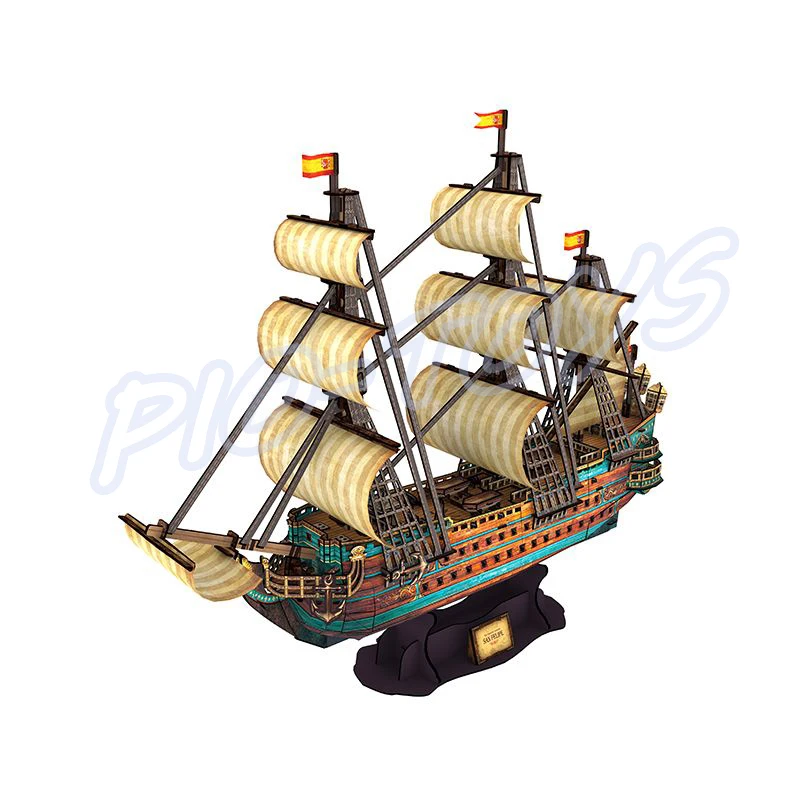 Новая крутая Подарочная 3D головоломка SAN FELIPE модель корабля высокого твердого