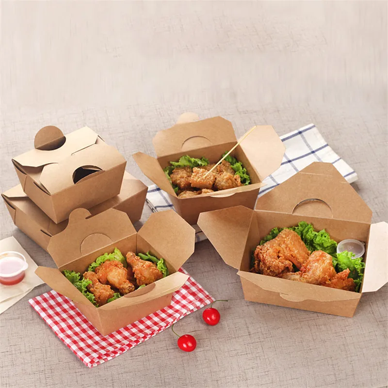 Упаковочные коробки для фаст фуда кухонная утварь ресторана посылка Нер