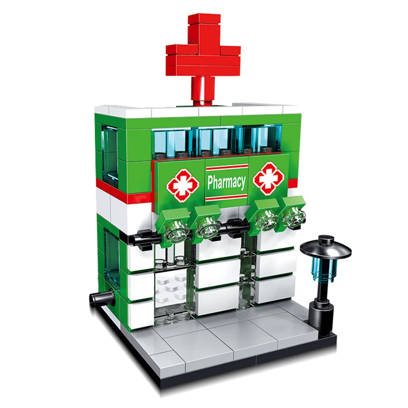 Детский конструктор Legoings Mini City Street 3D 6 шт. | Игрушки и хобби