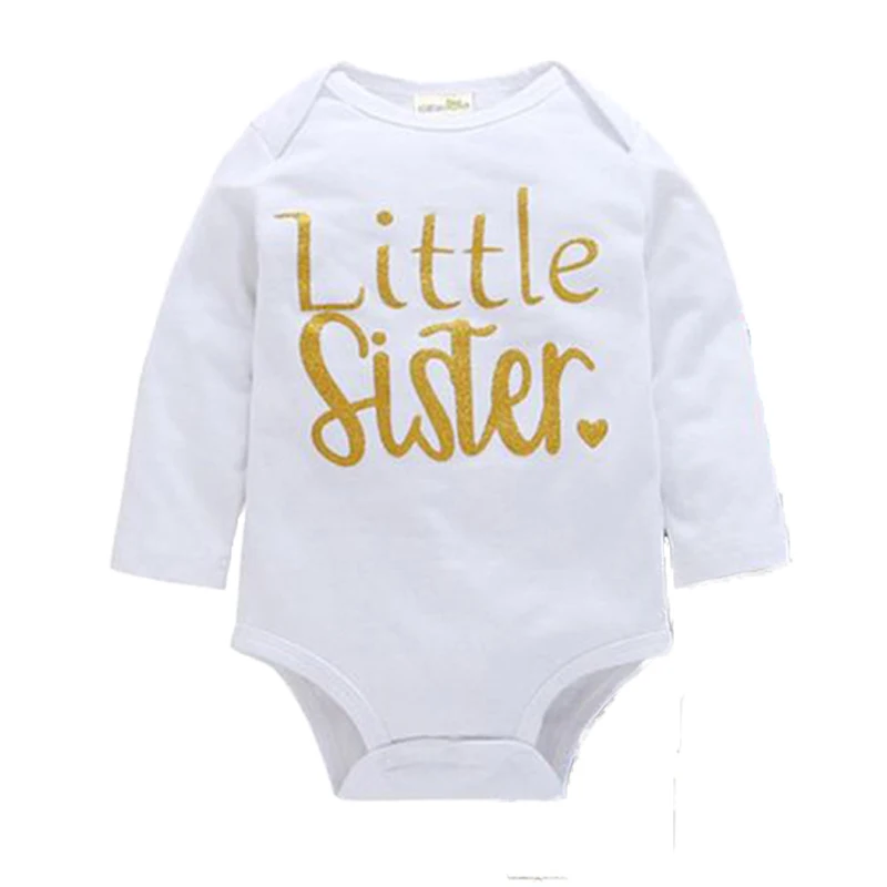 Осень Одежда для малышей 4 шт. с длинным рукавом Комбинезоны малышек + штаны в