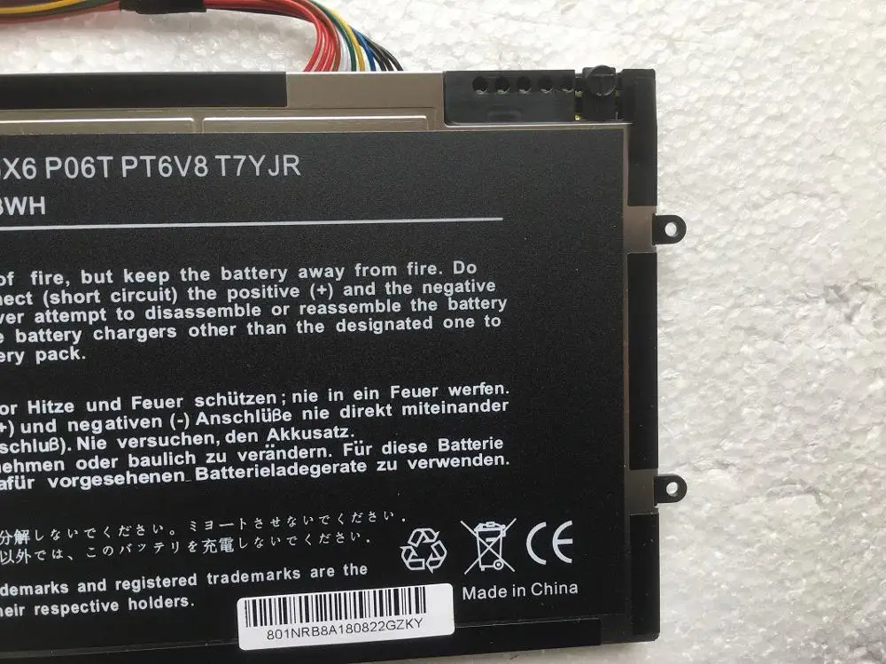 SupStone Новый 63Wh 8P6X6 P06T PT6V8 T7YJR Аккумулятор для ноутбука Dell Alienware M11x M14x R1 R2 R3 0DKK25 312 0984 P18G