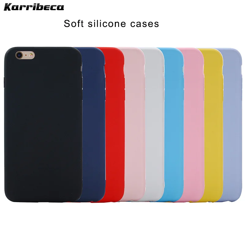 Мягкий силиконовый чехол карамельного цвета для iphone 5 se 6 s 7 8 plus x xr xs 11 pro max чехлы