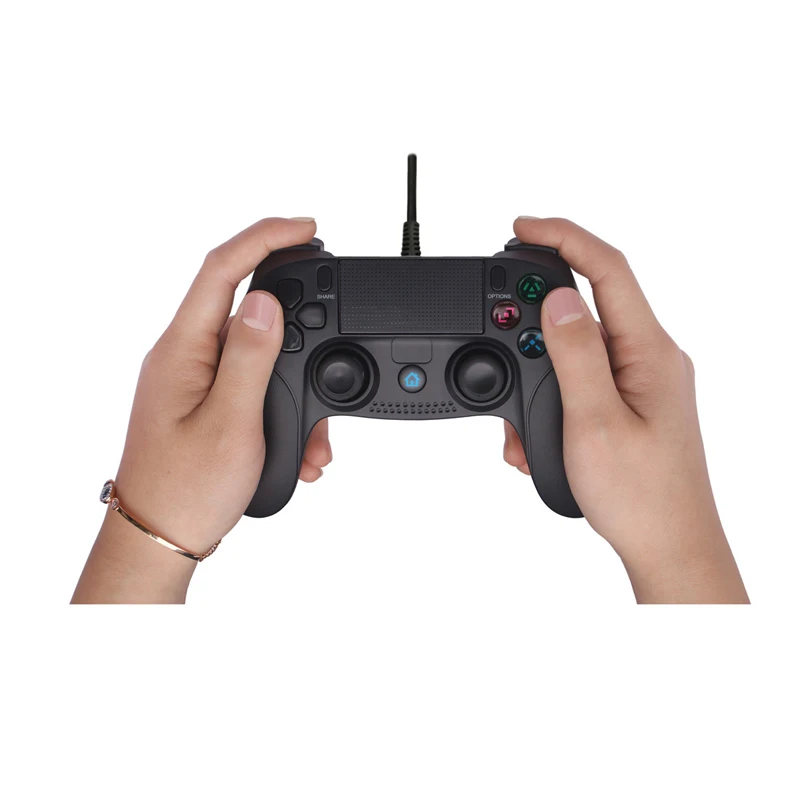 Проводной USB игровой контроллер Joypad для PS4 DualShock Вибрационный джойстик геймпады для Playstation 4 для PS3/PC Win7/8/10
