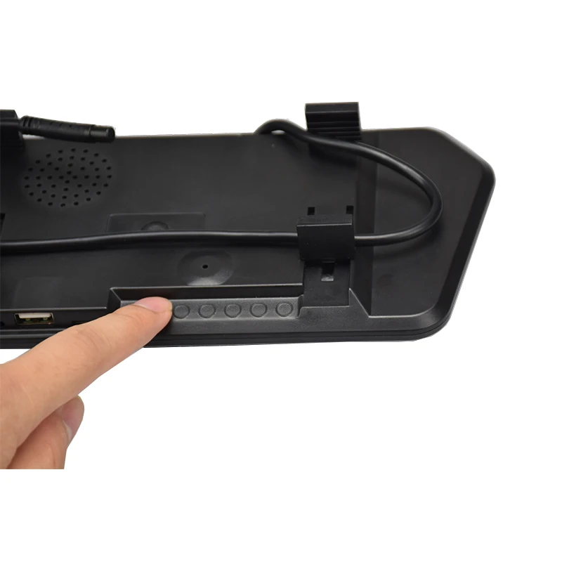 QUIDUX Новый 7 дюймов Зеркало Заднего Вида HD 800*480 Автомобиля Bluetooth Дисплей с FM MP5 Player