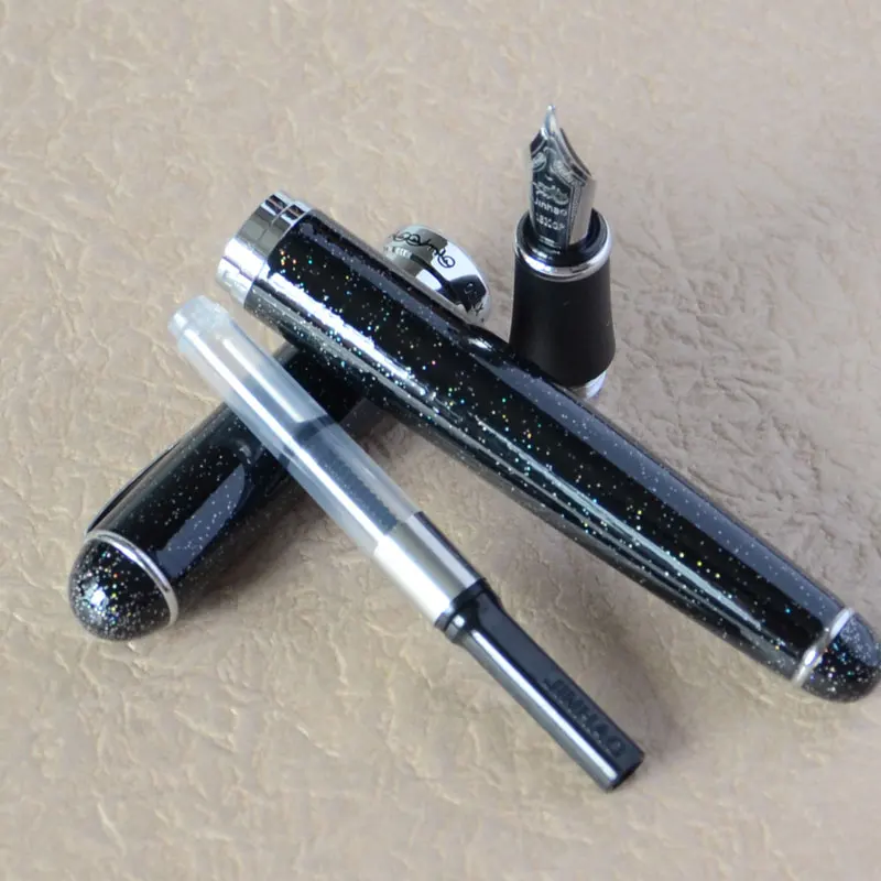 JINHAO X750 мерцающие пески 0 7 мм Средний наконечник перьевая ручка 750 | Канцтовары для