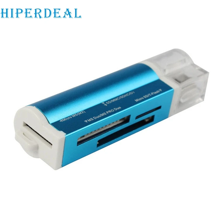 Ecosin2 Новинка для Micro SD SDHC TF M2 MMC MS PRO DUO все в 1 USB 2 0 Мульти устройство чтения карт