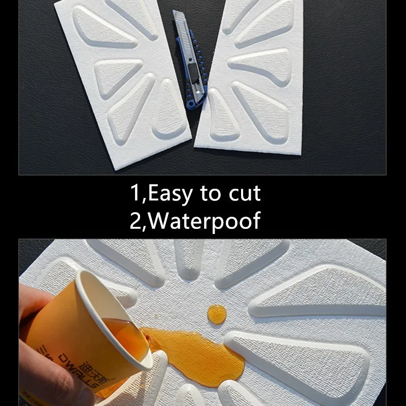 30*30 см 3D обои из пенополиэтилена самоклеющиеся водонепроницаемые ТВ фоновые