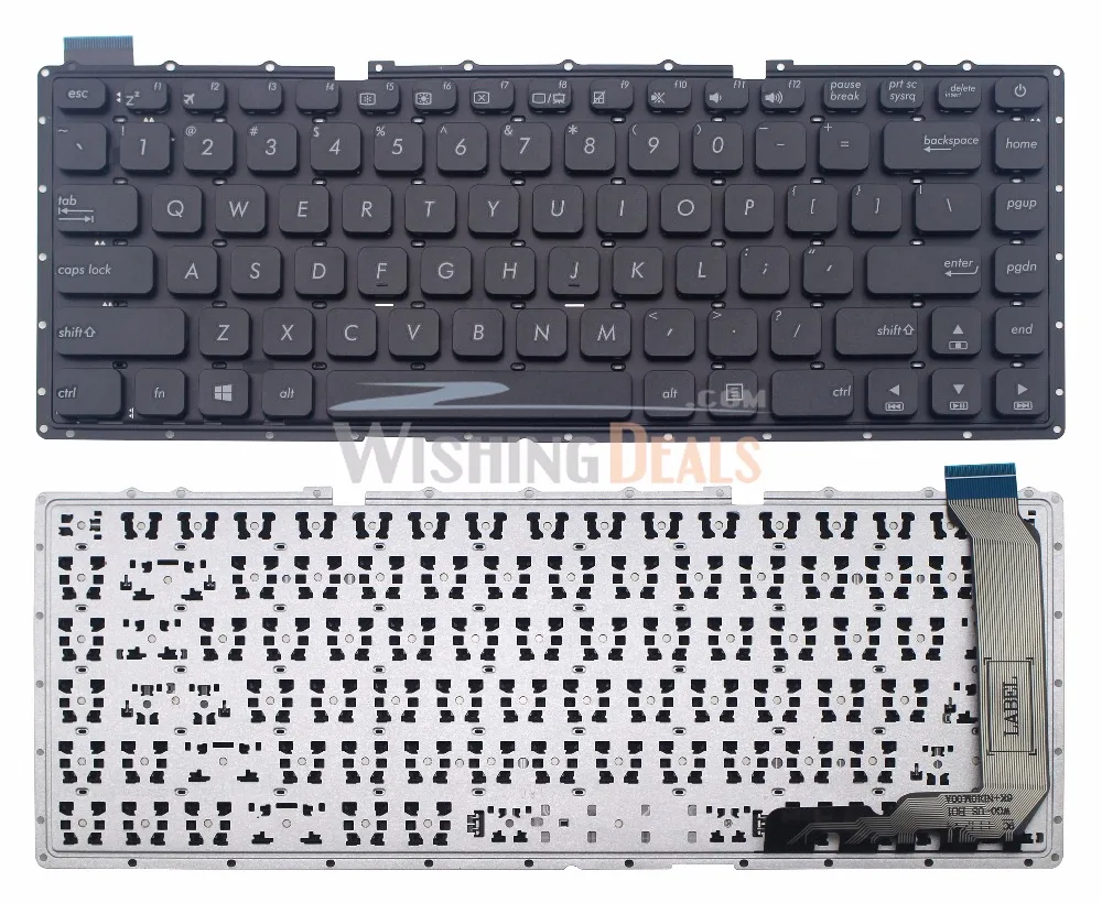 Новый для Asus VivoBook X441 X441U X441UA X441UR X441UV X441S X441SA X441SC США черная клавиатура | Компьютеры