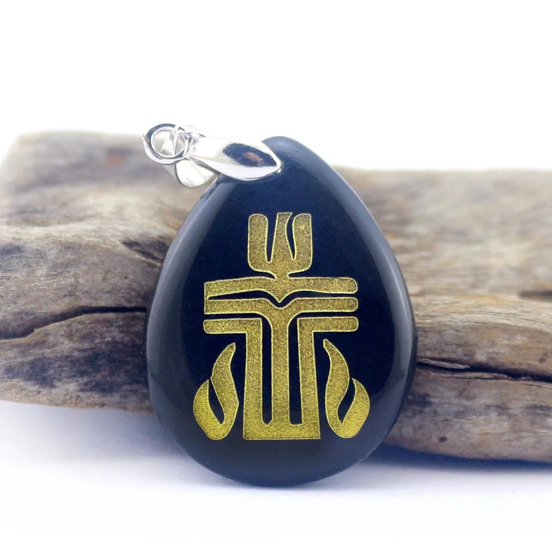 Carved Резные Подвески христианские цифры пожилых подвеска с логотипом Ювелирные