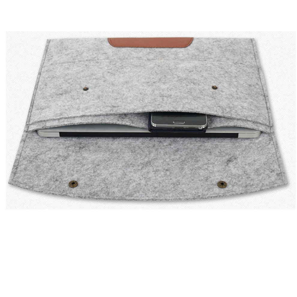 Сумка для ноутбука 13 14 15 6 дюймов шерстяная войлочная сумка Macbook/Lenovo/Asus/HP/Dell