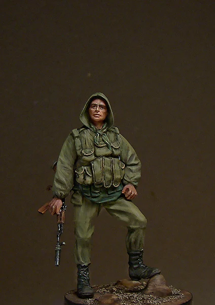 Модель 1/35 из смолы Строительный набор фигурка российского солдата | Игрушки и