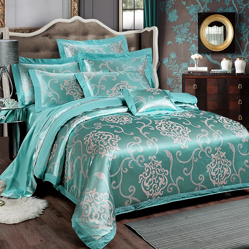 Комплект постельного белья из сатина и хлопка с вышивкой|bedding set satin|bedding sets duvetduvet