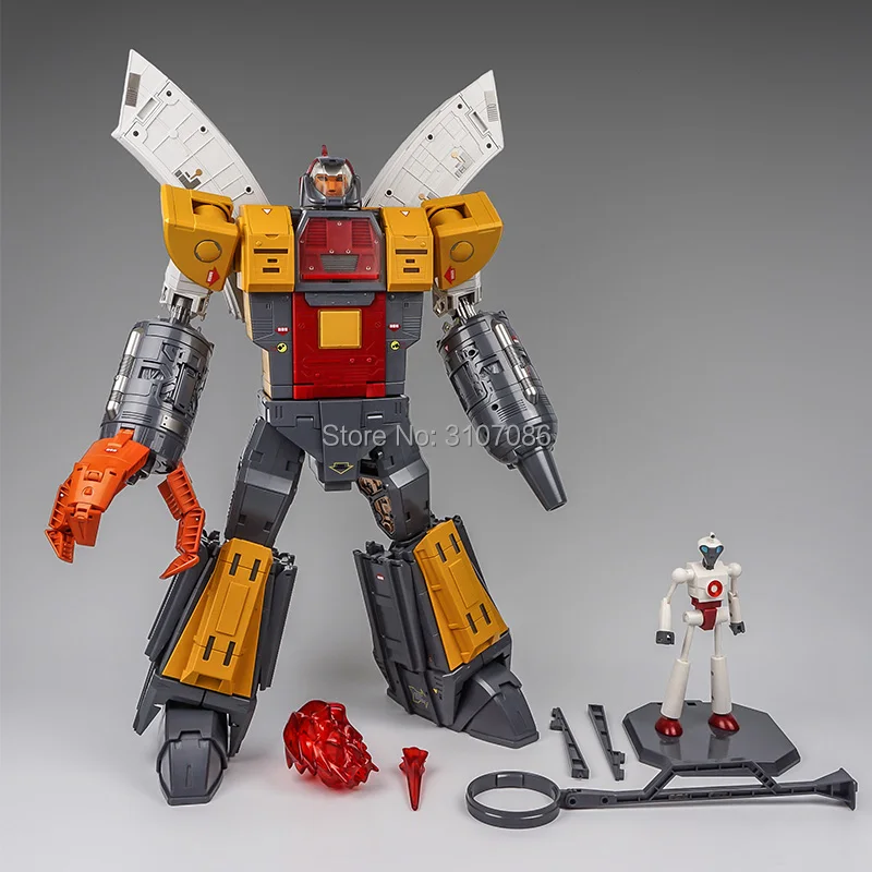 Трансформация Omega Supreme Guard Terminus Giganticus Masterpiece Окончательный светильник и звуковая Коллекция фигурка робота