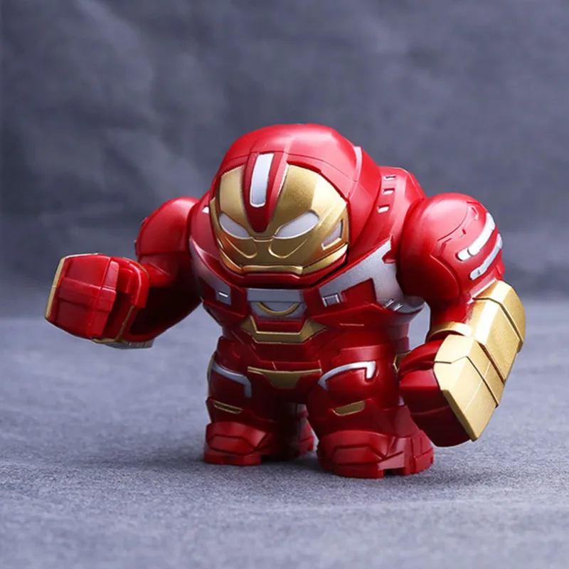 Супергерои Marvel Железный человек фигурки строительные блоки анти Халк Мстители 4