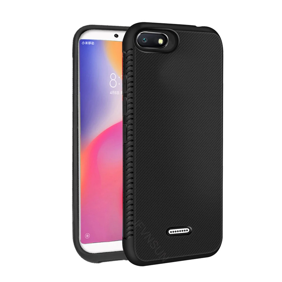 Для Xiaomi Redmi 6A чехол 2 ГБ+ 16 Гб 5,4" тонкий нескользящий матовый Мягкий ТПУ силиконовый армированный защитный чехол для Xiaomi Redmi 6A
