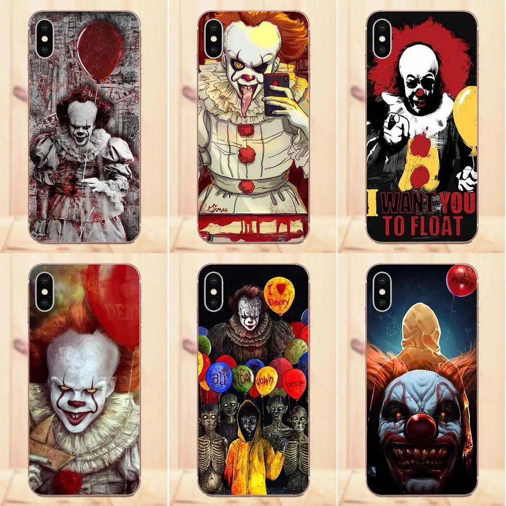 Мягкий ящик для звонков Pennywise The Clown Horror Huawei G7 Y6 II Y7 Xiaomi Redmi Note 2 3 5 Mi 4 4C 4I 5S 5X 6X 8 SE