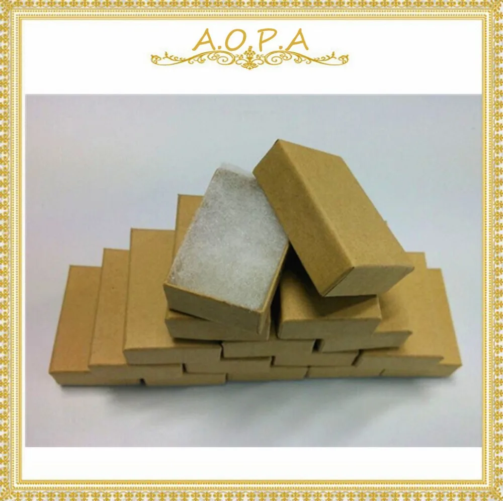 #11 6 крафт хлопковая упаковочная коробка для ювелирных изделий с Заводской ценой