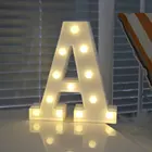 LMID DIY 3D Светодиодная буква светодиодный ночник шатер знак Алфавит настенный подвесной ночсветильник Декор для дома свадьбы дня рождения