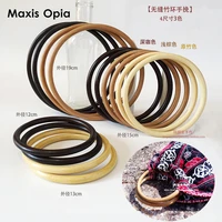 5 pairs10 pieces3 colors 12cm 13cm 15cm 19cm bamboo material round ring knit bag handbag handlewomen purse weld circle handle