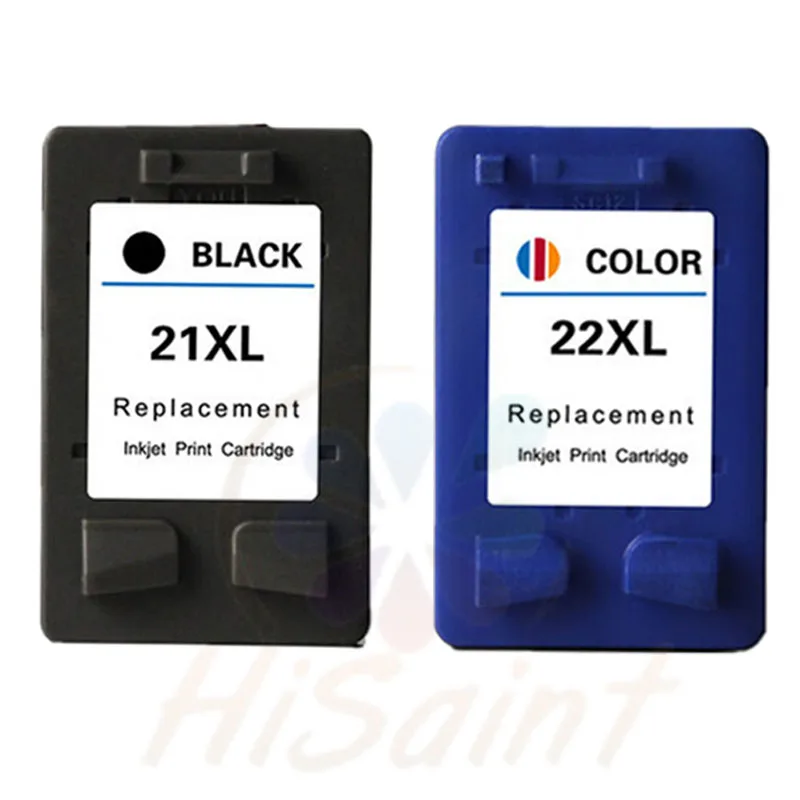 Hisaint для HP 22 22XL чернильные картриджи 21 принтеров серий Deskjet D1360 D1460 D2360 D2460 3920 3940 F370